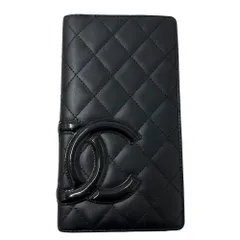 シャネル CHANEL 手帳カバー カンボン レディース ブランド カーフ ブラック ココマーク ロゴ 手帳 ノート付 ココマーク ロゴ おしゃれ 可愛い【中古】