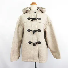 イーストボーイ EAST BOY ダッフルコート アウター 長袖 ショート丈 F ベージュ ※EKM