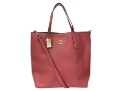 COACH (コーチ) レザートートバッグ ショルダー 2WAY A2022-91030 ピンク レディース/043