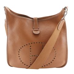 HERMES】エルメス サックフールトゥMM ハーフレザー コットン