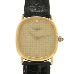 LONGINES ロンジン レクタン 手巻き 腕時計 黒 スモセコ アンティーク 
