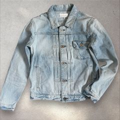 美品】アッパーハイツ デニムジャケット サイズ0 日本製 ブルー upper