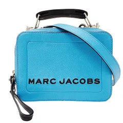マークジェイコブス MARC JACOBS バッグ レディース ブランド ハンドバッグ ショルダーバッグ 2way レザー ザテクスチャードボックス20 ブルー ブラック M0014840 クロスボディ ミニバッグ カジュアル おしゃれ 可愛い 【中古】