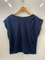 e632●Techichi●テチチ●フレンチスリーブ●カットソー●size F●濃紺