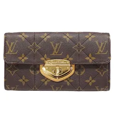 ルイ・ヴィトン LOUIS VUITTON 財布 レディース ブランド 長財布 モノグラムキャンバス ポルトフォイユ・サラ エトワール ブラウン M66556 大きめ おしゃれ キルティング ロゴ 上品 大人 【中古】