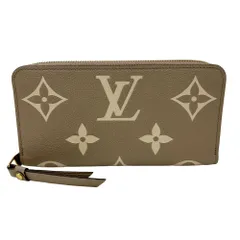 ルイ・ヴィトン LOUIS VUITTON 財布 レディース メンズ ブランド 長財布  バイカラー モノグラム アンプラント  モノグラムアンプラント ジッピー・ウォレット トゥルトレール クレーム M69794 【中古】