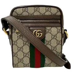 グッチ GUCCI バッグ メンズ ブランド ショルダーバッグ オフィディア GGスプリーム ベージュ ブラウン 598127 ミニバッグ 斜め掛け おしゃれ 【中古】