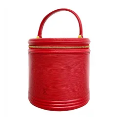 【6ad3777】ルイヴィトン ハンドバッグ エピ カンヌ M48037 カスティリアンレッド【中古】レディース