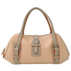 ロエベ LOEWE バッグ レディース ブランド ハンドバッグ トートバッグ レザー センダ ピンクベージュ 肩掛け おしゃれ 【中古】