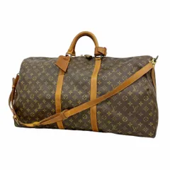 【6ad3833】ルイヴィトン ボストンバッグ モノグラム キーポルバンドリエール60 M41412 ブラウン【中古】メンズ レディース ユニセックス