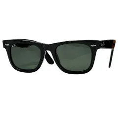 レイバン Ray-Ban サングラス レディース メンズ ブランド オリジナル ウェイファーラー クラシック ORIGINAL WAYFARER CLASSIC ブラック グリーン RB2140 901 サイズ50-22 シンプル 定番 【中古】