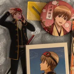 銀魂 沖田総悟 アクリルスタンド 缶バッジ など