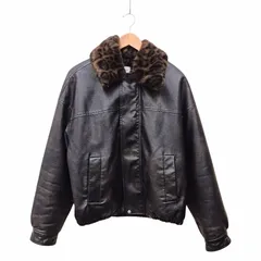 WHO’S WHO gallery フーズフーギャラリー 3-WAY VINTAGE-LIKE LEATHER BOA BLOUSON WWZ1052307A0001 レザー ボア ブルゾン ブラウン