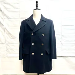 【中古品】Burberrys バーバリーズ Burberry バーバリー C-TK83 ダブルブレスト ピーコート カシミヤ ウール Ｍサイズ ネイビー レディース SA