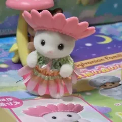 シルバニアファミリー 妖精の森シリーズ ラテ猫の赤ちゃん と 花のこめかみ
