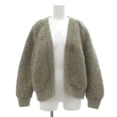 N.Natural Beauty Basic N.ナチュラルビューティーベーシック カーディガン ローゲージ ウール M 緑 グリーン /JS ■YHS15