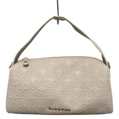 Maison de FLEUR(メゾンドフルール) ハンドバッグ美品  - ライトピンク 型押し加工
