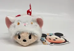 ディズニーストア ツムツムミニ(S) TSUMTSUM ミニー(白ネコ)
