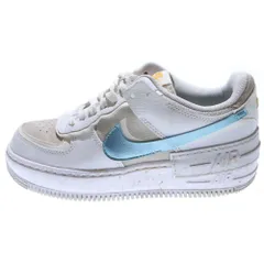 NIKE (ナイキ) Women's AIR FORCE 1 LOW SHADOW エアフォース1 ローカットスニーカー ホワイト/ブルー