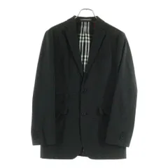BURBERRY BLACK LABEL (バーバリー ブラックレーベル) ストライプ柄 スーツジャケット ブラック BME61-701-09のサムネイル