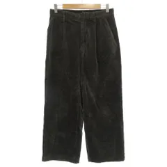 ジャーナルスタンダード JOURNAL STANDARD コーデュロイパンツ ワイド ジップフライ 38 グレー /GV ■YHS9