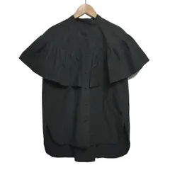 ADORE(アドーア) 半袖シャツブラウス サイズ38 M レディース 黒 ラッフル