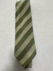 GIORGIO ARMANI(ジョルジオ アルマーニ) カーキ色 コットン+シルク ネックタイ