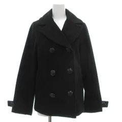 チャオパニック CIAOPANIC ピーコート Pコート M 黒 ブラック ダブルブレスト /JS ■YHS15