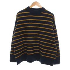 ユニクロ UNIQLO セーター ニット ボーダー柄 3XL 紺 ネイビー 251-46427 /NL ■YHS15