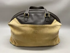 Bag36 LOEWE ロエベ マドリード アナグラム アマソナ スエード レザーハンドバッグ  レディース
