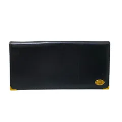dunhill/ALFREDDUNHILL(ダンヒル) 長財布 - 黒×ゴールド レザー