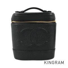 シャネル CHANEL キャビアスキン バニティケース sh【中古】