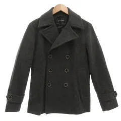 ジャーナルスタンダード JOURNAL STANDARD 美品 ピーコート Pコート ダブルブレスト S グレー /YJ ■YHS16