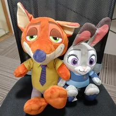 ズートピア　ペアぬいぐるみ　ニック　ジュディ