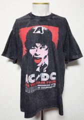 AC/DC】アンガスヤング／Tシャツ／バンT／バンドTシャツ／80年代ロック