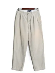 【お得なクーポン配布中!】 90s ポロ ラルフローレン 太畝 コーデュロイ パンツ 実寸 29 30 古着 オールド スラックス ストレート ツータック ヘビーウェイト ボトムス