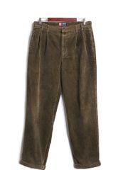 希少 ラルフローレン コーデュロイ ワークパンツ 34 ダークグリーン 太畝 Polo Ralph Lauren ポロラルフローレン コーデュロイワークパンツ
