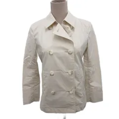 23区 オンワード樫山 タイプライター ピージャケット ダブル ベージュ 32 ■TC