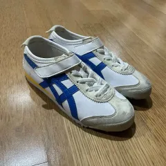 キッズ) onitsuka tiger オニツカタイガー バックル スニーカー 185mm
