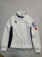 0)パーリーゲイツ ボア フリース ジャケット アイボリー