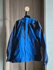 ブルー/ネイビー レディース ウィンドブレーカー ジャケット 90