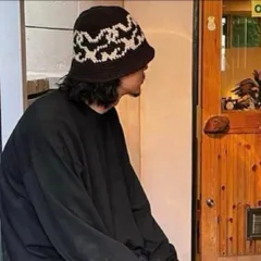 最終価格SALE　【新品未使用品】　 バケットハット　バケット　黒　冬　ユニセックス ストリート　アメカジ