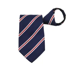 [Marino Avenue] 洗えるワンタッチネクタイ 10秒装着 ジッパータイプ ビジネスからフォーマルまで着用 洗濯ネット付き メンズ Strap04