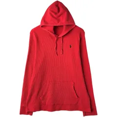 古着 ラルフローレン Ralph Lauren POLO RALPH LAUREN フード付き サーマルロングTシャツ メンズXL相当/eaa459421