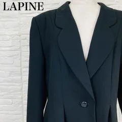 LAPINE ラピーヌ ジャケット レディース ボタン ブラック 黒 15号 0035Kのサムネイル