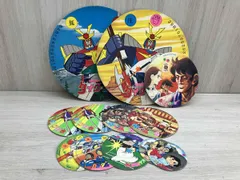ジャンク 【当時物 / 昭和レトロ 】 アニメ版　大型/中型／小丸ガンダム他 メンコ セット　