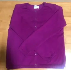 カーディガン 成人55 着用画像 ゆったりしています