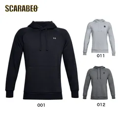 アンダーアーマー UA メンズ トレーニング パーカー ライバルフリース フーディー 長袖 トップス パーカー プルオーバー スウェット ロゴ ワンポイント 裏起毛 吸汗速乾 1357092 UNDER ARMOUR 001 MD