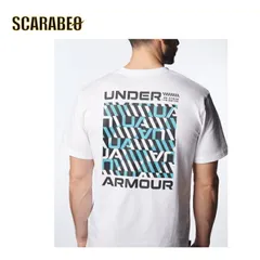 アンダーアーマー｜UNDER ARMOUR メンズ ＵＡ ヘビーウエイト コットン ショートスリーブＴシャツ 〈バックグラフィック〉(XLサイズ/White)1378365100 100 XL