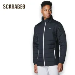 アンダーアーマー ジャケット メンズ UA ウォーム ジャケット 1381257 ベースボール 野球 トレーニング アウター 中綿 撥水 保温 防寒 フルジップ 長袖 UNDER ARMOUR 1381257-001 LG